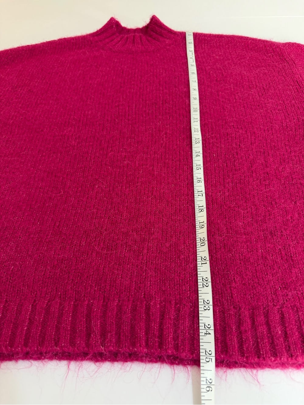 Pistola Women's Carlen Mock Neck Sweater Fuschia Size Medium - Picture 8 of 10